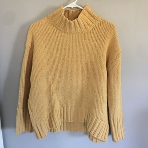 Yellow Mock Neck sweater